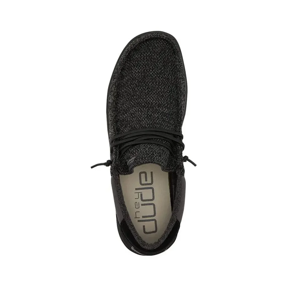HEY DUDE MEN'S PAUL SOX TOTAL BLACK SIZE 12 | MEN’S SHOES